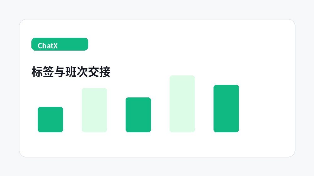 标签交接示意